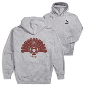 Soccer Hooded Sweatshirt - Turkey Player (Back Design)