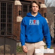 Football Hooded Sweatshirt - Bones Saying