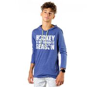 Men's Hockey Lightweight Hoodie - Hockey Is My Favorite Season