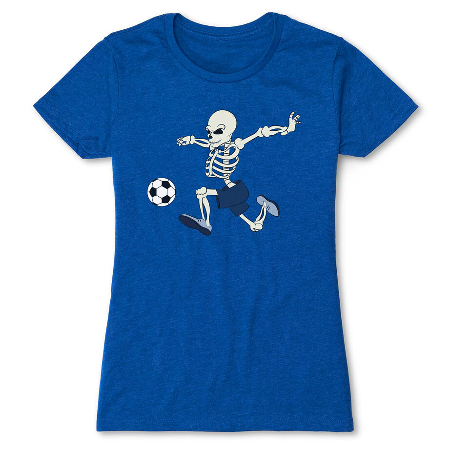 Soccer Women's Everyday Tee - Skeleton Striker