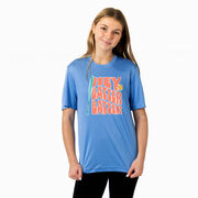 Softball Short Sleeve Performance Tee - Hey Batter Batter
