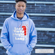 Hockey Hooded Sweatshirt - Lace 'Em Up And Light The Lamp