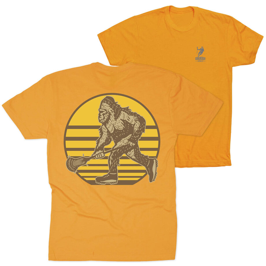 Guys Lacrosse Short Sleeve T-Shirt - BigFoot (Back Design)