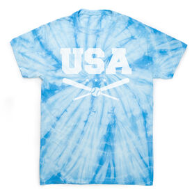 Baseball Short Sleeve T-Shirt - USA Baseball Tie Dye
