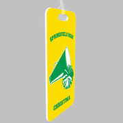 Cheerleading Bag/Luggage Tag - Personalized Cheer Team Pom Pom & Megaphone