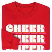 Cheerleading Crewneck Sweatshirt - Retro Cheer