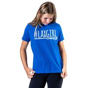 Girls Lacrosse Short Sleeve T-Shirt - #LAXGIRL