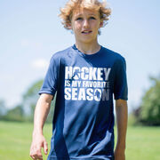 Hockey Short Sleeve Performance Tee - Hockey Is My Favorite Season