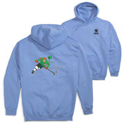 Hockey Hooded Sweatshirt - St. Hat Trick (Back Design)
