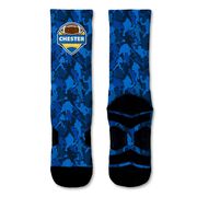 Custom Team Graphic Flex Mid-Calf Socks - Football
