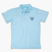 Custom Team Short Sleeve Polo Shirt - Guys Lacrosse Stripes