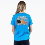Hockey Short Sleeve T-Shirt - If You Can't Take the Heat (Back Design)