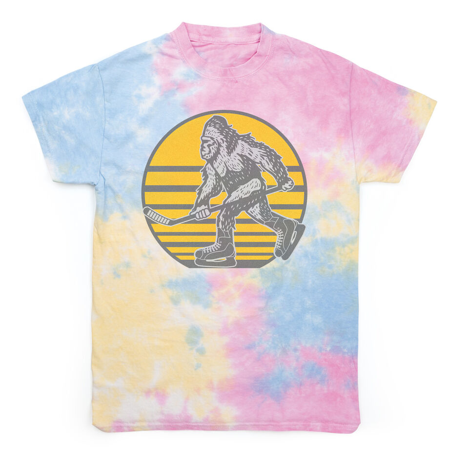 Hockey Short Sleeve T-Shirt - Hockey BigSkate Tie Dye