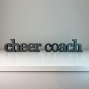 Cheer Coach Wood Words