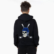 Hockey Hooded Sweatshirt - Chill to the Bone (Back Design)