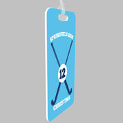 Field Hockey Bag/Luggage Tag - Personalized Team Crossed Sticks