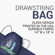 Golf Drawstring Backpack - Eat. Sleep. Golf