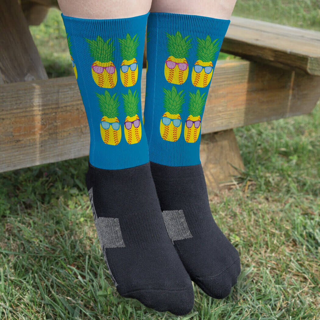 Game Life High Socks Pineapple Sport Socks Crew Socks