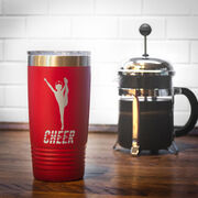 Cheerleading 20 oz. Double Insulated Tumbler - Cheer Silhouette