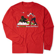 Baseball Tshirt Long Sleeve - How The Pinch Stole Home