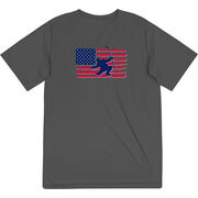 Hockey Short Sleeve Performance Tee - Hockey Land That We Love