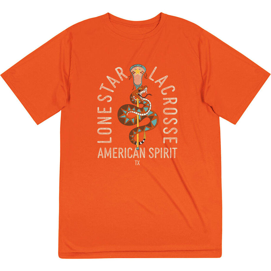 Guys Lacrosse Short Sleeve Performance Tee - Lone Star Lacrosse