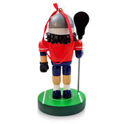 Guys Lacrosse Nutcracker Resin Ornament