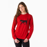 Hockey Tshirt Long Sleeve - Howe The Hockey Dog