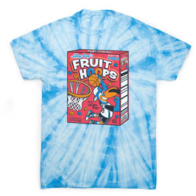 Basketball Short Sleeve T-Shirt - Fruit Hoops Tie Dye
