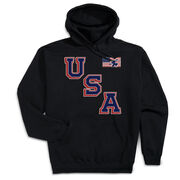 Hockey Hooded Sweatshirt - Hockey USA Gold