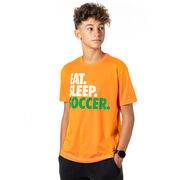 Soccer T-Shirt Short Sleeve Eat. Sleep. Soccer.