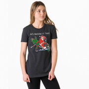 Hockey Women's Everyday Tee - He's Checking It Twice
