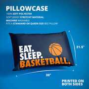 Basketball Pillowcase - Eat Sleep Basketball
