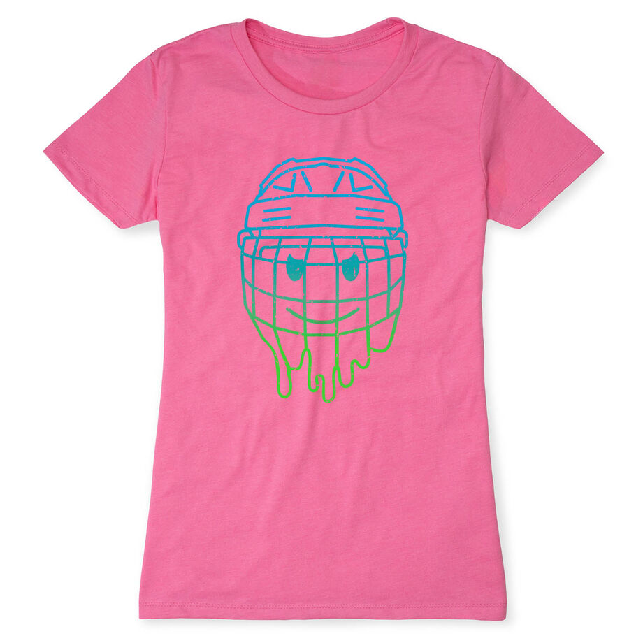 Hockey Women's Everyday Tee - Have An Ice Day Smiley