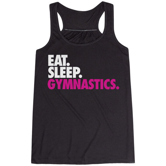 Gymnastics Flowy Racerback Tank Top - Eat Sleep Gymnastics