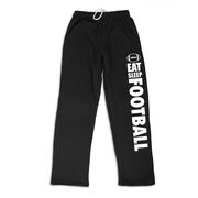 Football Fleece Sweatpants - Eat Sleep Football