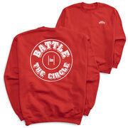 Wrestling Crewneck Sweatshirt - Battle In Circle (Back Design)