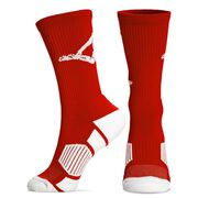 Soccer Woven Mid-Calf Socks - Soccer Player