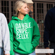 Hockey Hooded Sweatshirt - Dangle Snipe Celly Words