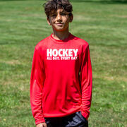 Hockey Long Sleeve Performance Tee - All Day Every Day