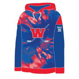 ChalkTalk Custom Team Hoodie - Hockey Tie-Dye