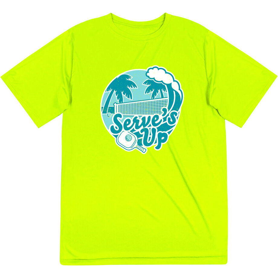 Pickleball Short Sleeve Performance Tee - Serve's Up