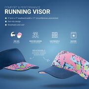 Running Comfort Performance Visor - Bloom