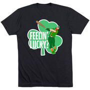 Baseball Short Sleeve T-Shirt - Feelin' Lucky Baseball