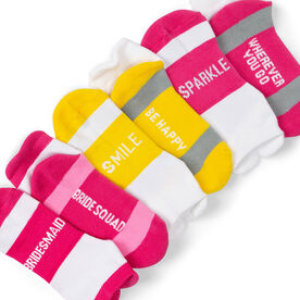 Socrates&reg; Woven Performance Sock Set - Bridesmaid