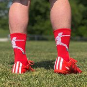Soccer Woven Mid-Calf Socks - Soccer Player