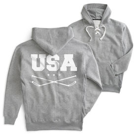 Hockey Sport Lace Sweatshirt - USA Hockey