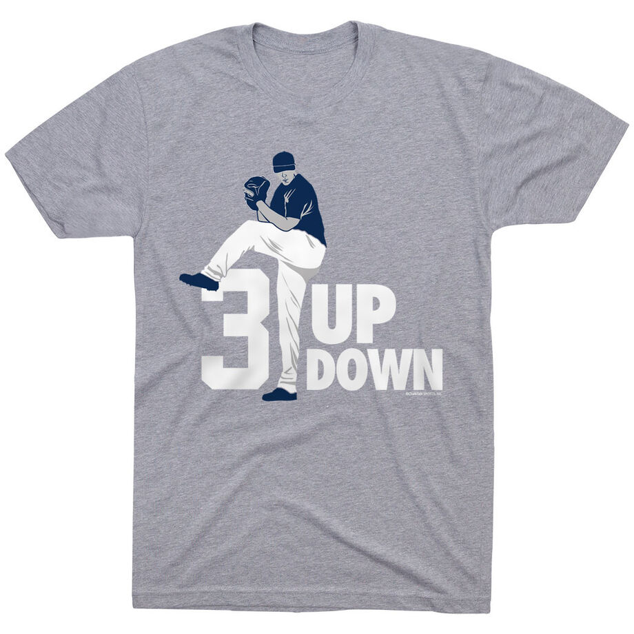 Baseball Tshirt Short Sleeve 3 Up 3 Down
