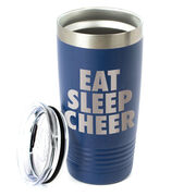 Cheerleading 20 oz. Double Insulated Tumbler - Eat Sleep Cheer