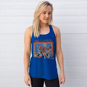  Hockey Flowy Racerback Tank Top - Goal Buster